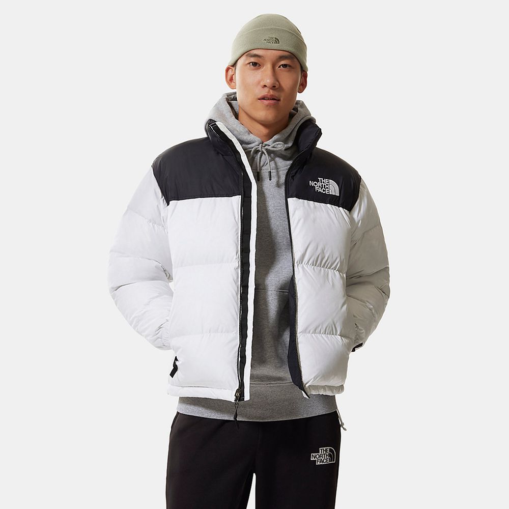 The North Face Nuptse Jacket Mens Australia - The North Face 1996 Retro Packable White (JSY-327069)